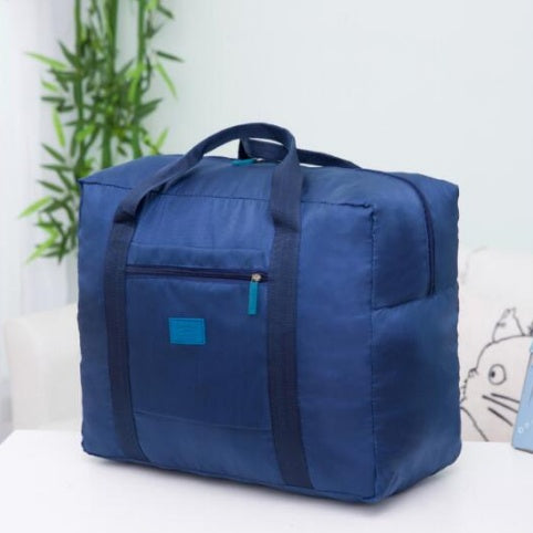 Nylon Waterproof Travel Duffel Bag – Large Capacity Foldable Gym & Storage Organizer