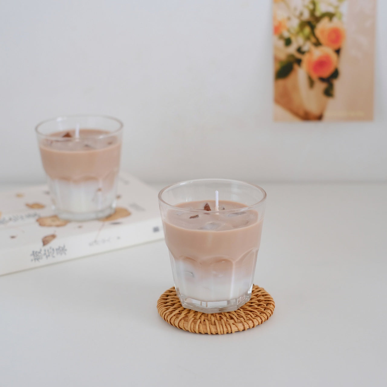 Coffee Aroma Candle Handmade – Unique Birthday Gift for Ladies Bedroom Decor