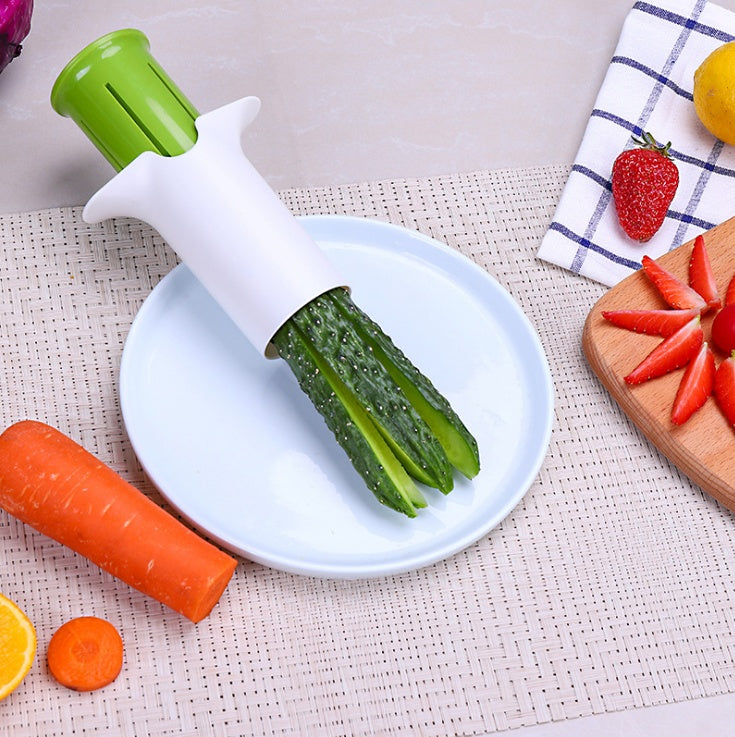 Space-Saving Kitchen Vegetable Cutter – Creative Fruit & Veggie Slicer Gadget for Fast & Easy Prep