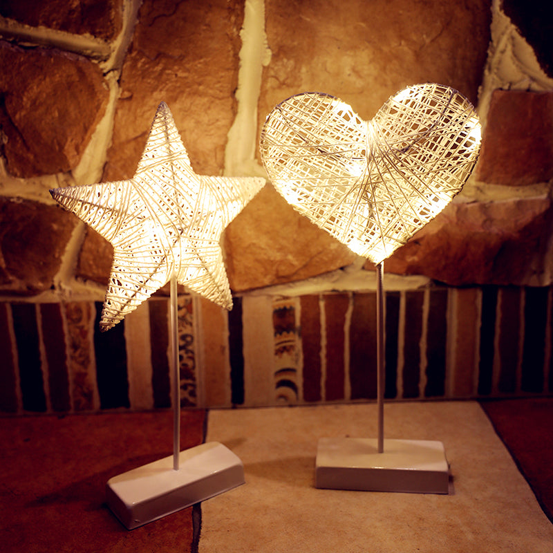 LED Romantic Star Lights – Rattan Ball Fairy String Lights for Cozy Room Decor