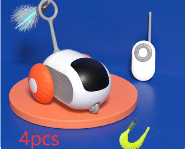 Interactive Cat Car Toy USB Rechargeable | Smart Remote Control Chasing Pet Toy