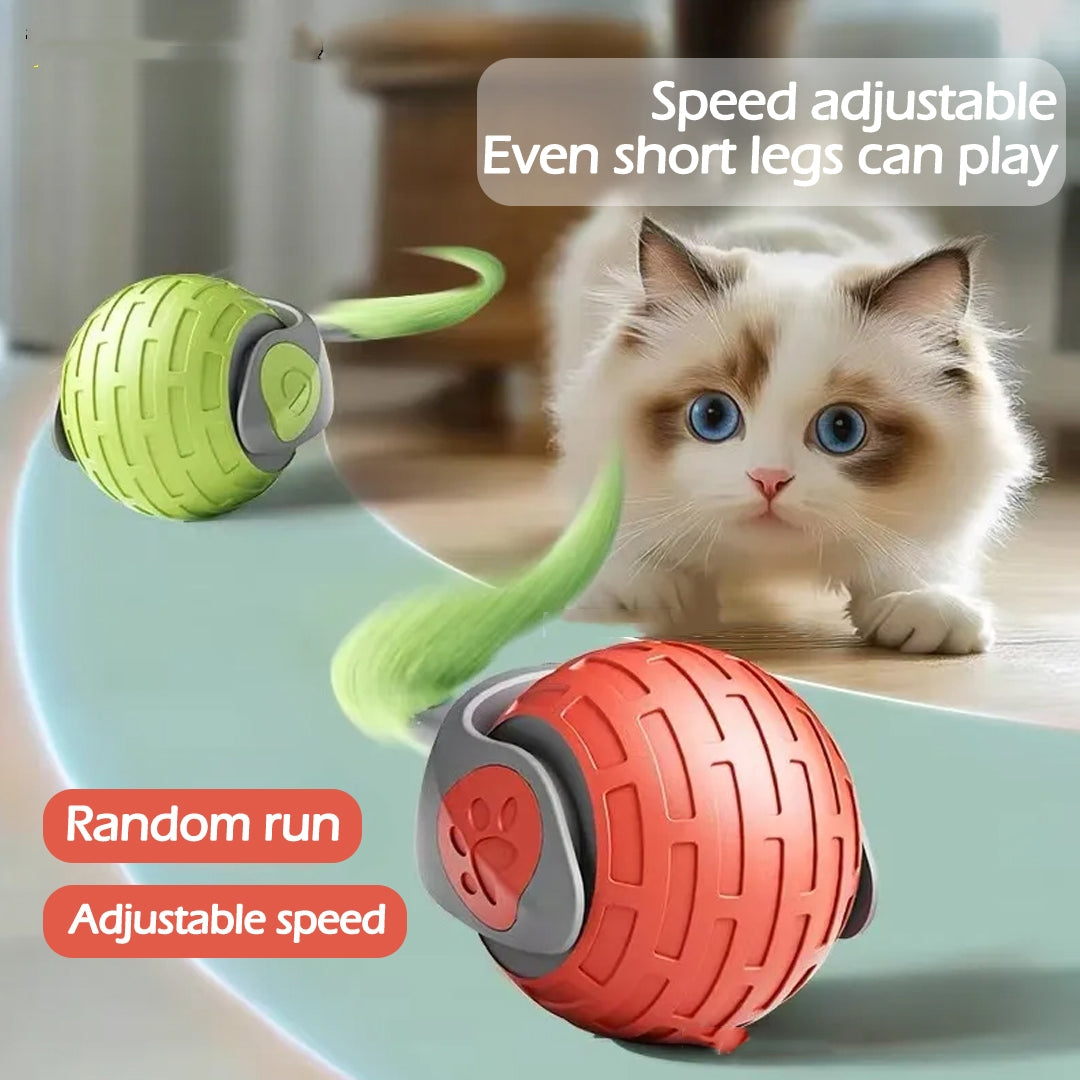 Interactive Rolling Cat Toy – Electric Smart Ball for Active Cats