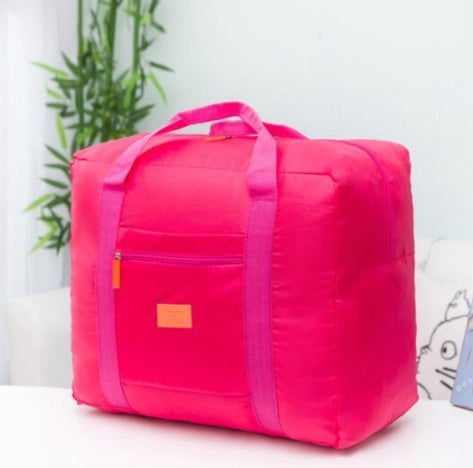 Nylon Waterproof Travel Duffel Bag – Large Capacity Foldable Gym & Storage Organizer