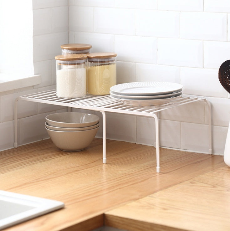 Kitchen Multi-Layer Retractable Rack – Expandable Storage Shelf Organizer