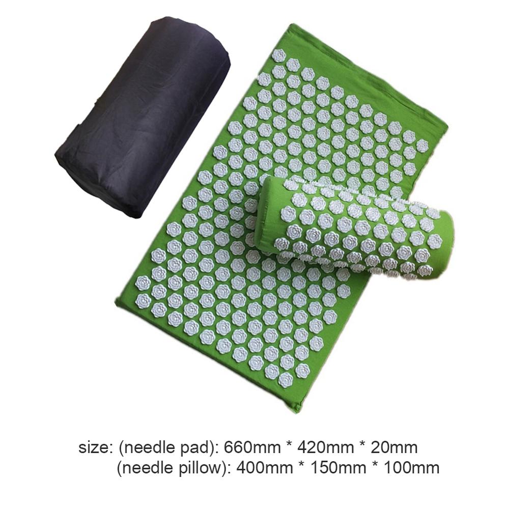 Acupressure Mat & Pillow Set – Pain Relief Massage Mat