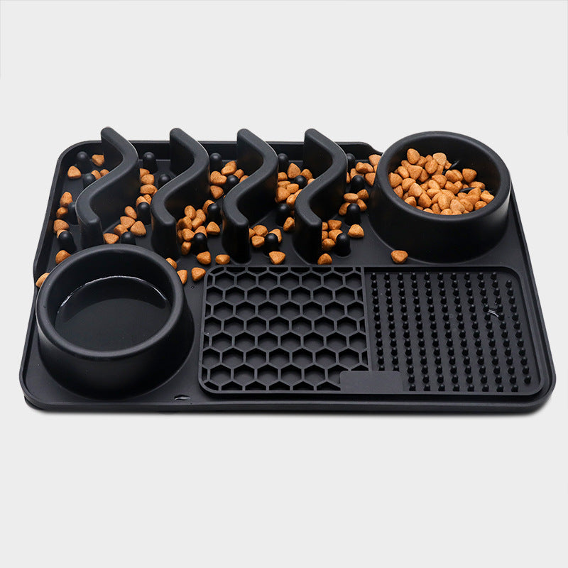 Non-Slip Dog Lick Mat – Calming Slow Feeder Pad for Anxiety