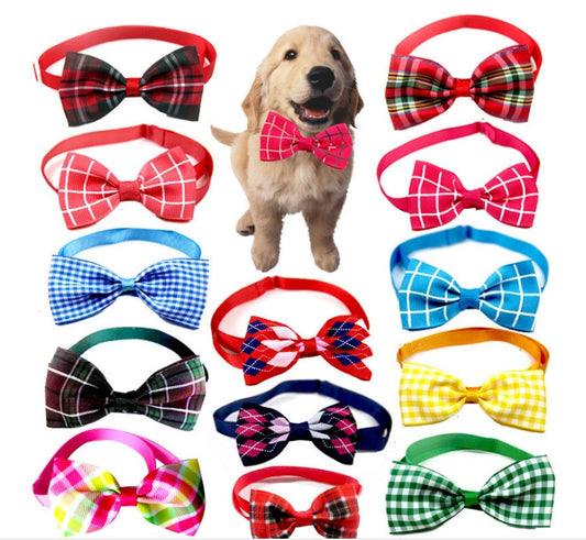 Stylish Plaid Dog & Cat Bandana – Soft Pet Scarf for Small & Medium Pets