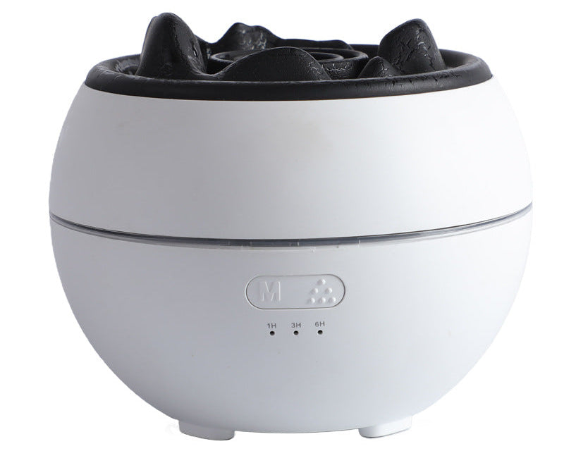 Ultrasonic Flame Humidifier – Essential Oil Diffuser for Home & Workspace