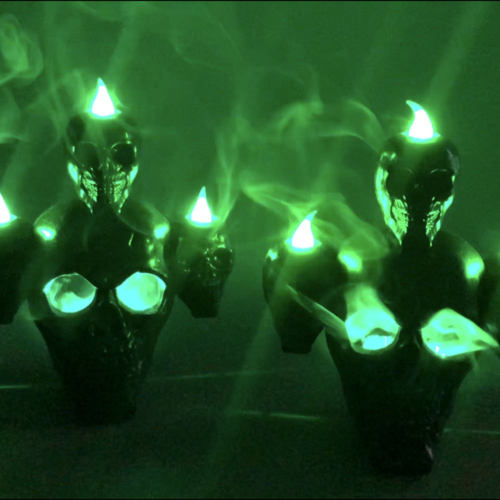 Halloween Skull LED Light Decoration – Spooky Glow Ornaments for Home & Party Decor