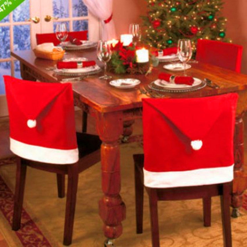 Christmas Dining Chair Covers – Simple, Cheerful Holiday Touch