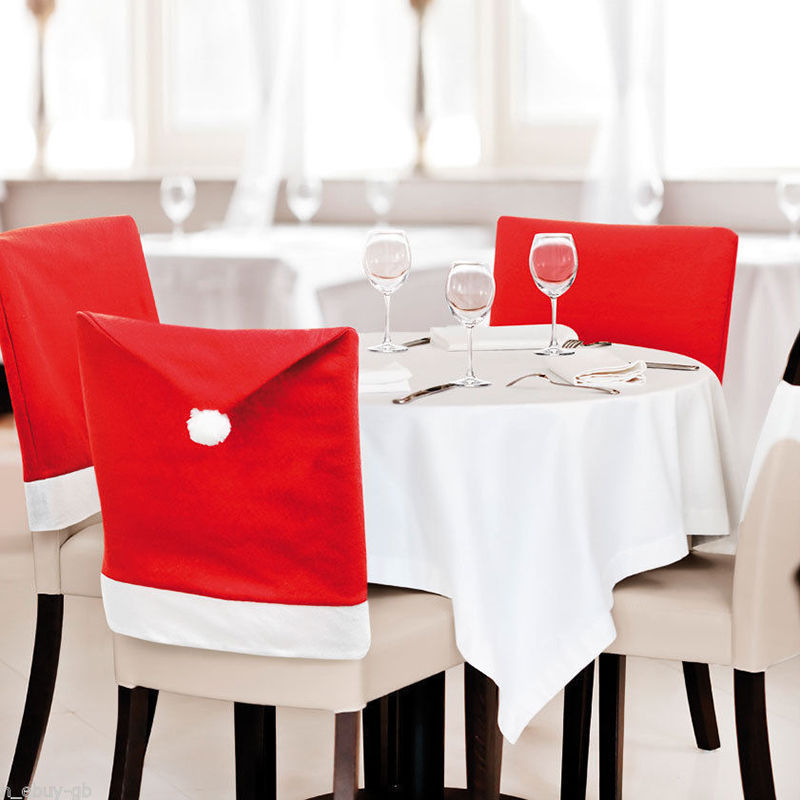 Christmas Dining Chair Covers – Simple, Cheerful Holiday Touch