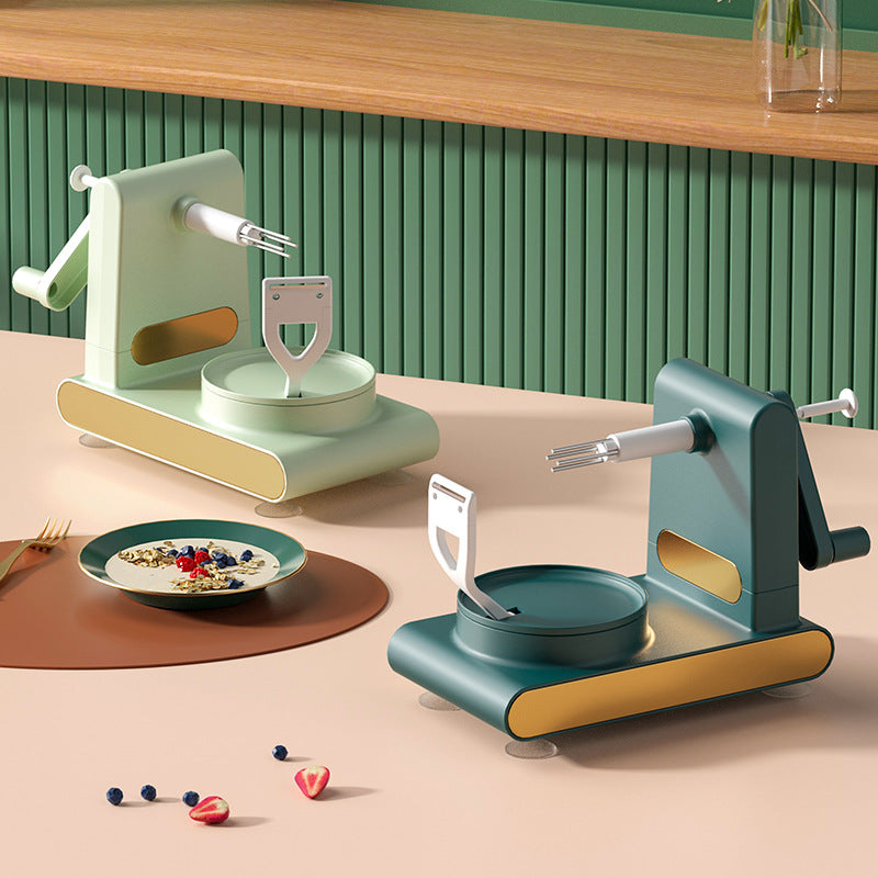 Compact Hand Crank Peeler – Multifunction Fruit Slicer & Corer