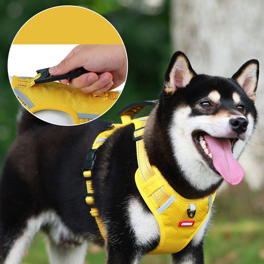 No Pull Dog Harness Reflective Chest Strap Pet Walking Safety Control Harness