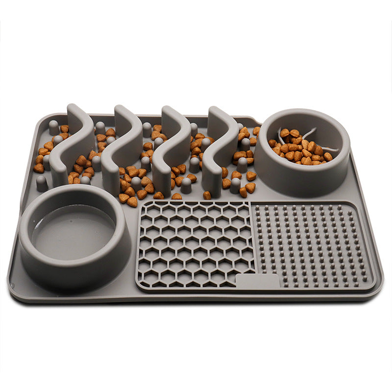 Non-Slip Dog Lick Mat – Calming Slow Feeder Pad for Anxiety