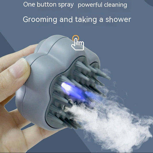Pet Steam Massage Comb – Dog & Cat Grooming Brush for Loose Hair Removal