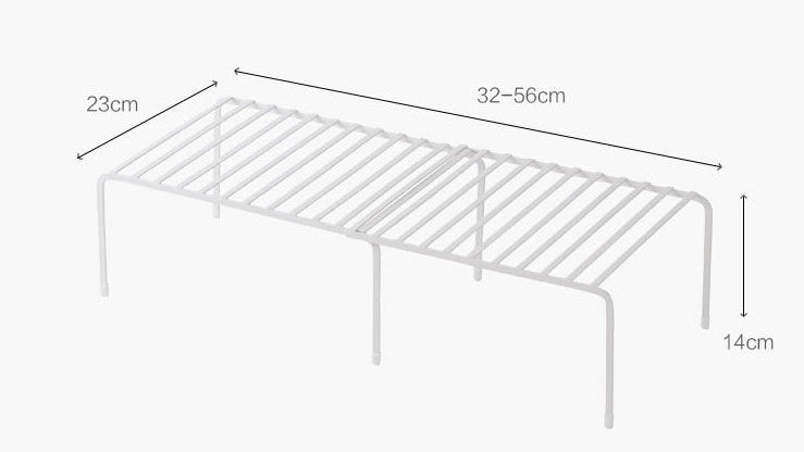 Kitchen Multi-Layer Retractable Rack – Expandable Storage Shelf Organizer