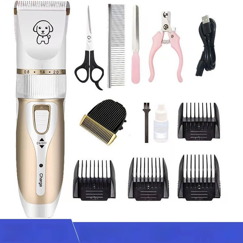 Quiet Pet Shaver Clippers – Electric Dog & Cat Grooming Hair Cutter