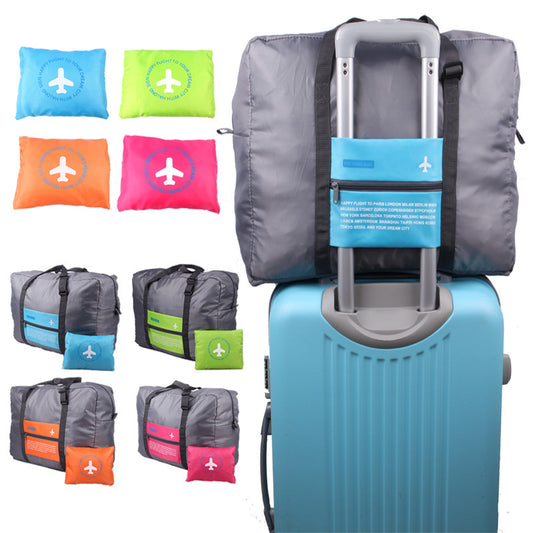 Nylon Waterproof Travel Duffel Bag – Large Capacity Foldable Gym & Storage Organizer