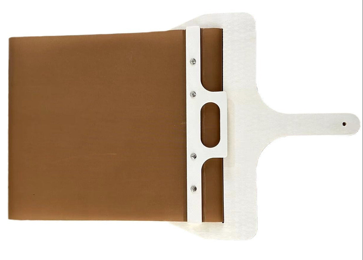 Sliding Pizza Peel with Wooden Handle – Easy Transfer Pizza Board for Home Oven & Baking