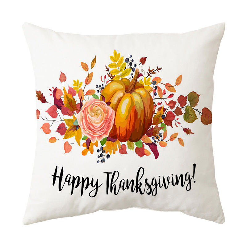 Cozy Thanksgiving Sofa Cushion Cover