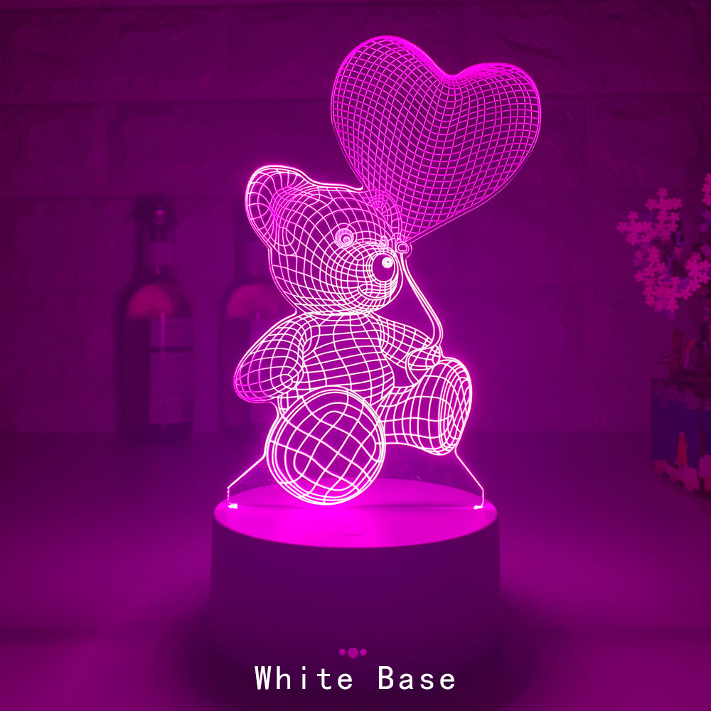 Best 3D LED Lamp – Acrylic Illusion Night Light for Room Decor