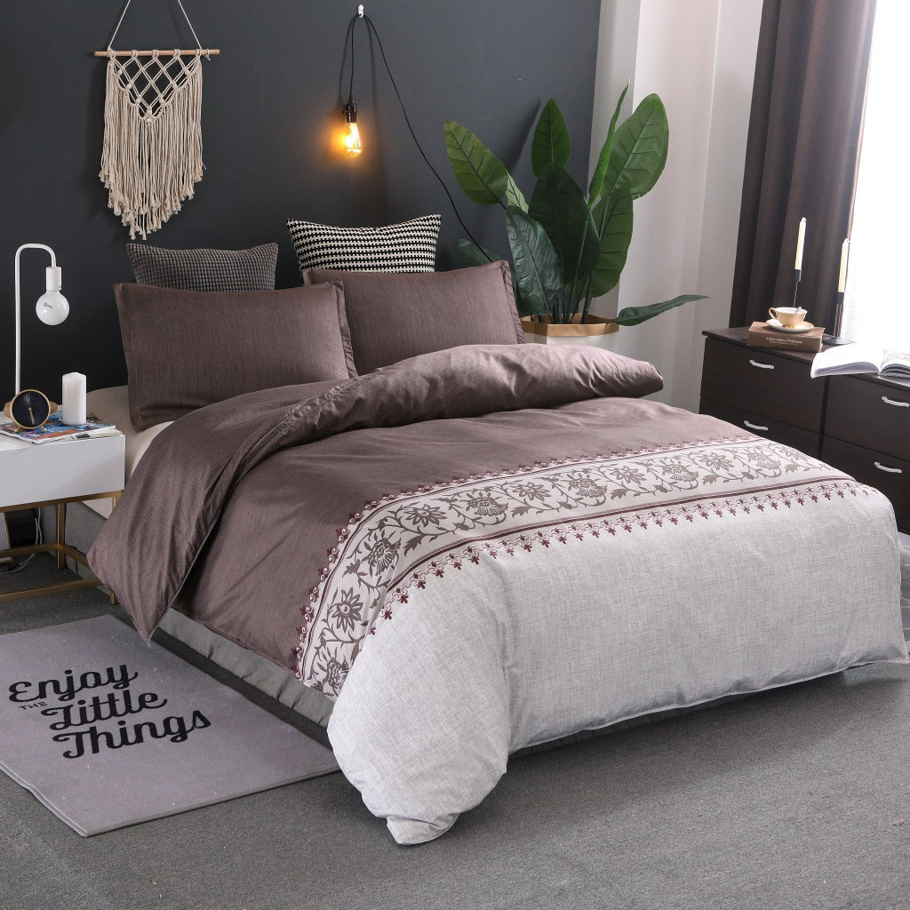 Minimalist Bedding Set – Simple Plain Bed Sheets for Cozy & Modern Bedroom