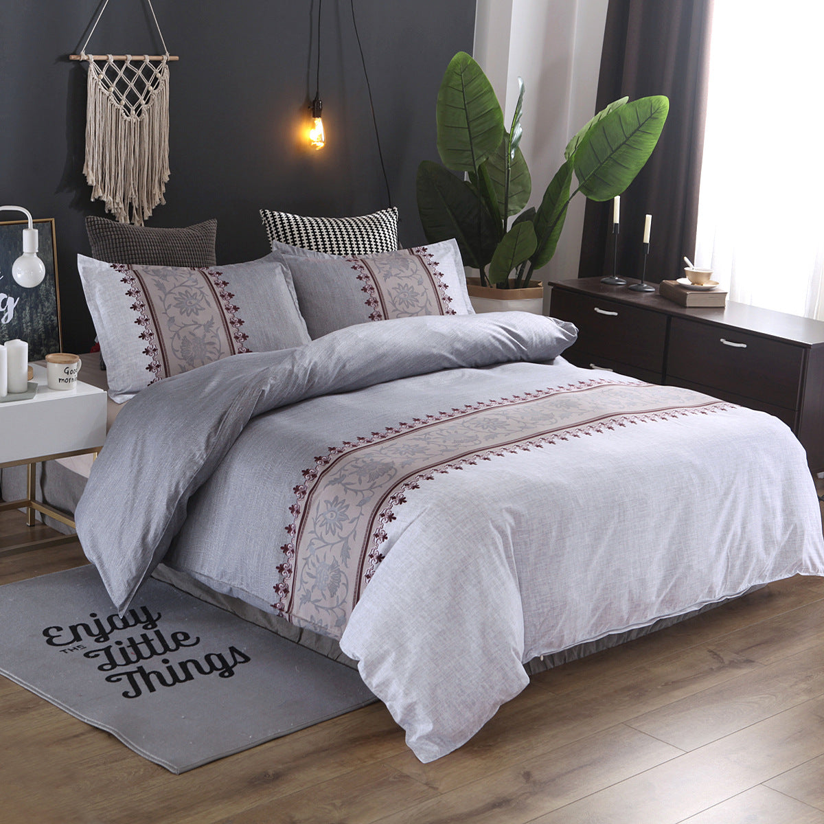 Minimalist Bedding Set – Simple Plain Bed Sheets for Cozy & Modern Bedroom