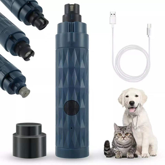 Smart Pet Nail Grinder – Electric Dog & Cat Nail Trimmer with LED Light for Easy Grooming