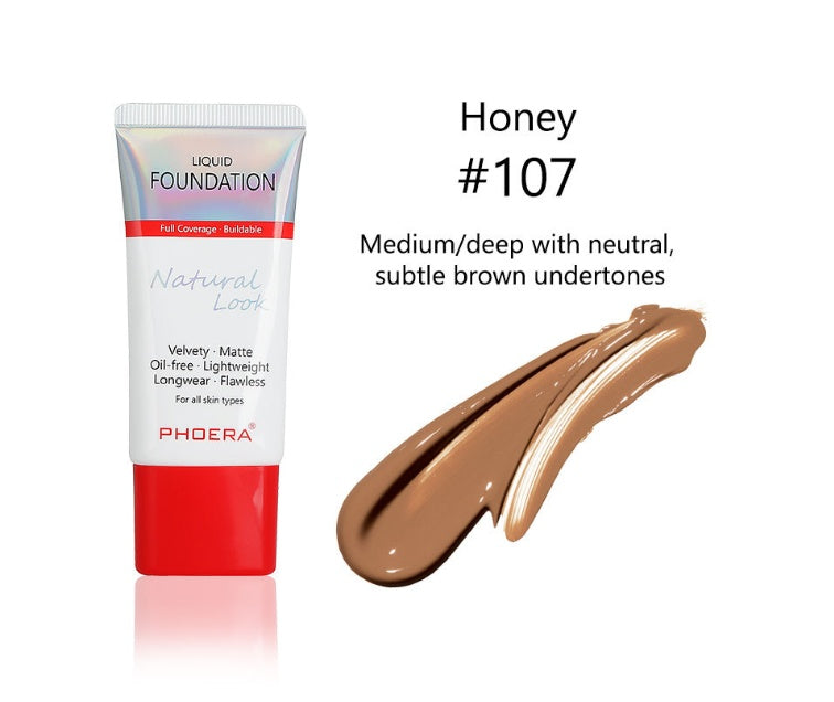 Silky Matte Foundation – Lightweight Full Coverage for Smooth, Poreless Skin