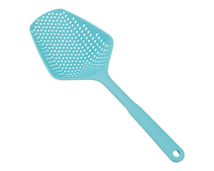 Heat-Resistant Nylon Scoop Colander – Kitchen Strainer Spoon for Cooking, Frying & Serving