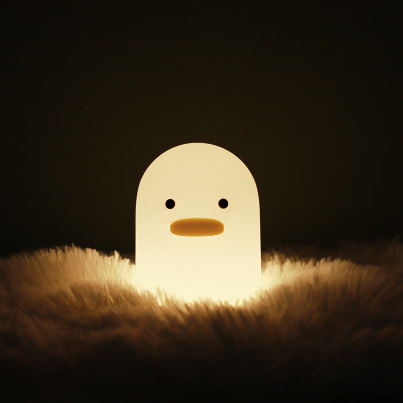 Silicone Duck Night Light – Cute LED Lamp for  Bedroom, Bedside & Cozy Room Decor