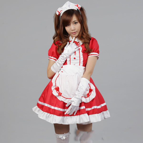 Anime Maid Cosplay Costume – Black & White Sexy Outfit for Halloween & Parties