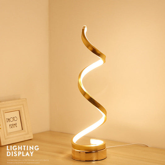 Aesthetic Table Lamp – Modern LED Night Light for Cozy Bedroom Decor