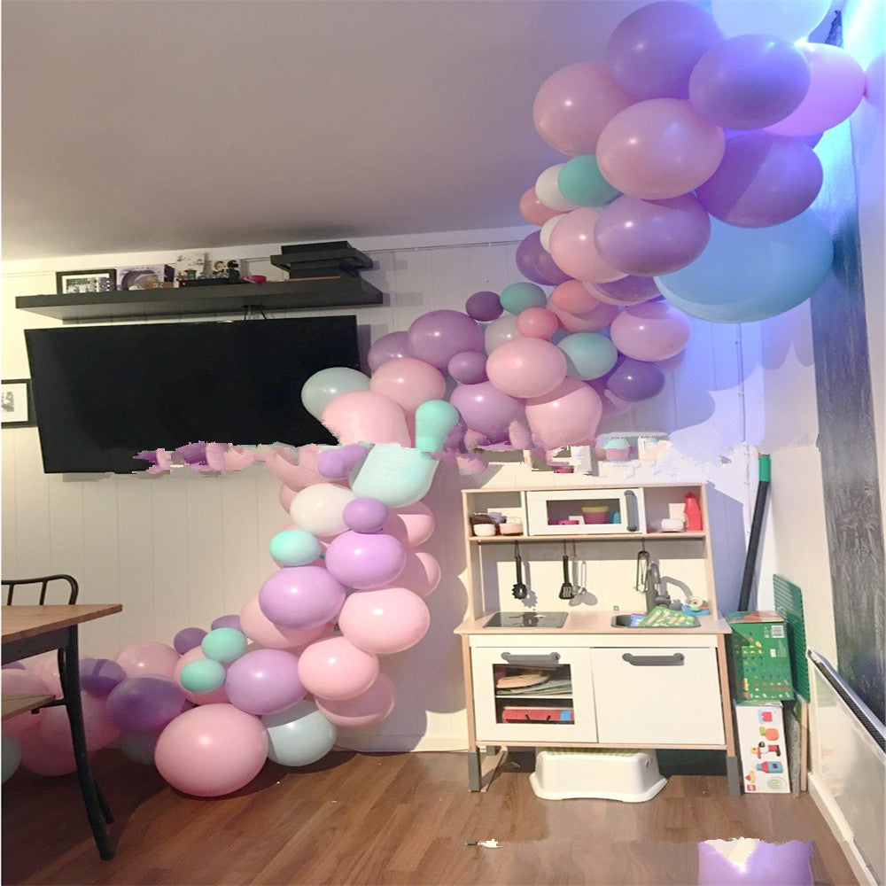 Pastel Macaron Balloon Garland – Rose Gold Balloon Kit for Wedding, Birthday & Party Decoration
