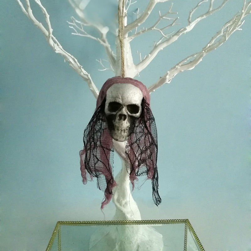 Halloween Skull Hanging Decor – Scary Horror Prop | Haunted House Party Decoration