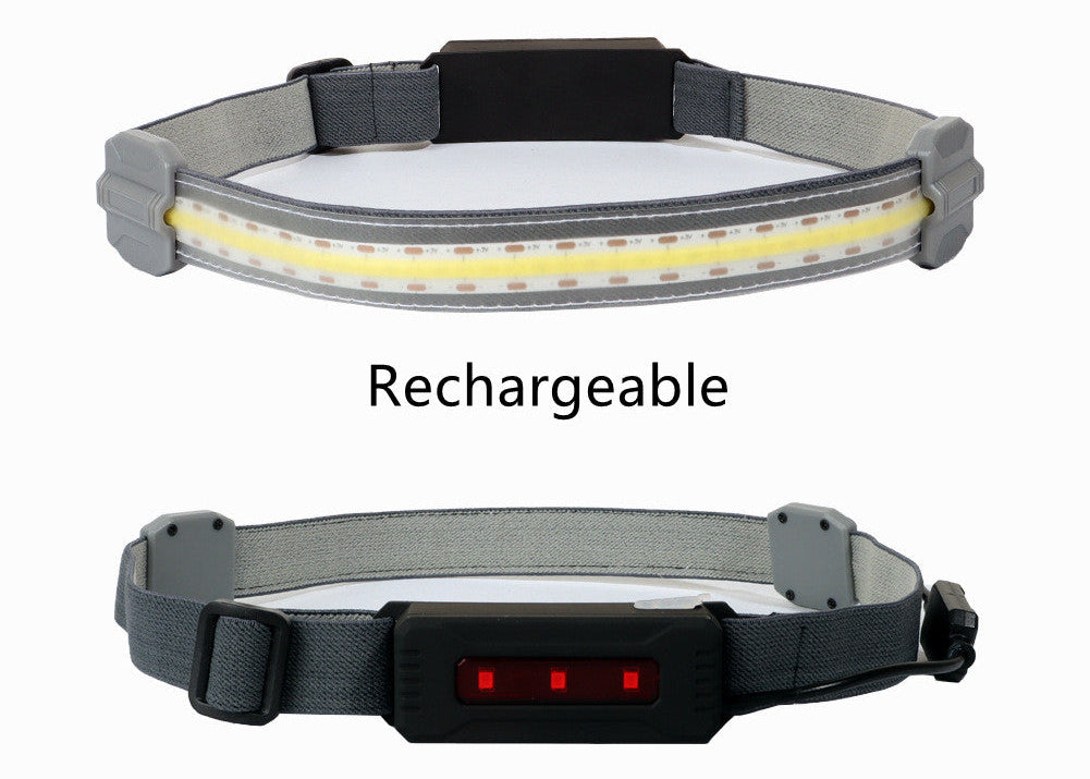 Portable COB Headlamp – 3 Mode LED Headlight for Outdoor, Hiking, & Safety