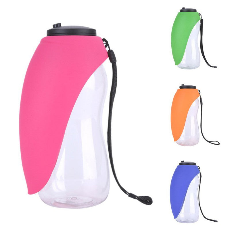2-in-1 Portable Dog Water Bottle & Bowl – No-Spill Pet Hydration Dispenser