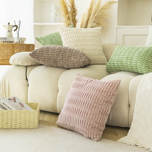 Throw Pillow Covers – Cozy Boho Stripes for Living Room, Couch & Bedroom