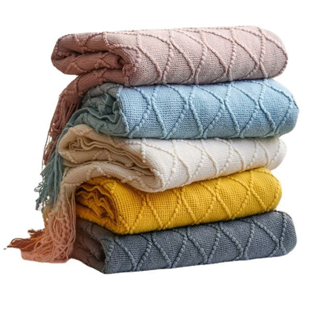 Minimalist Nordic Sofa Blanket Cover – Stylish Couch Protector