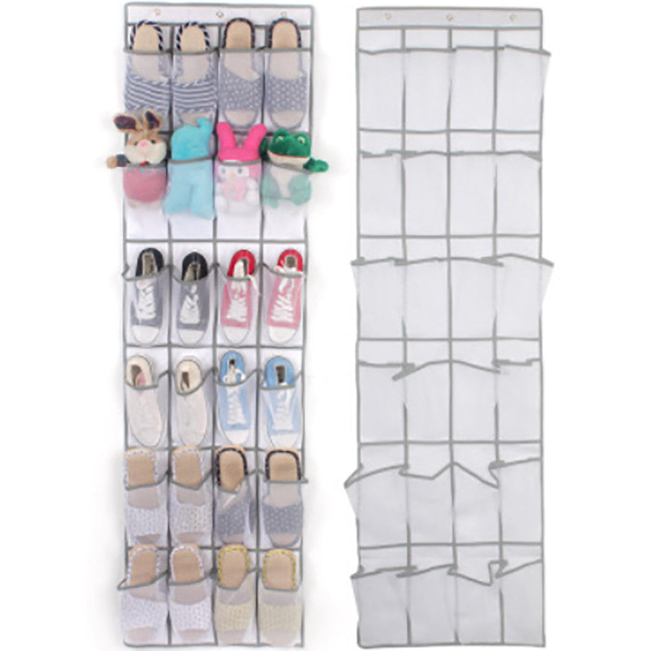 Hanging Shoe Organizer 24 Pockets – Door Storage Rack for Closet & Home Declutter