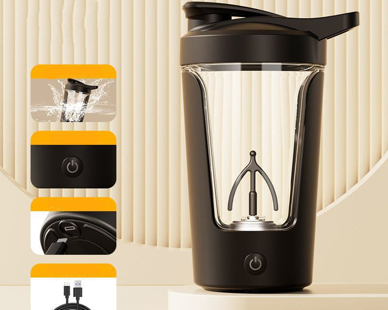 Electric Protein Shaker Bottle 400ML – Automatic Mixer Cup