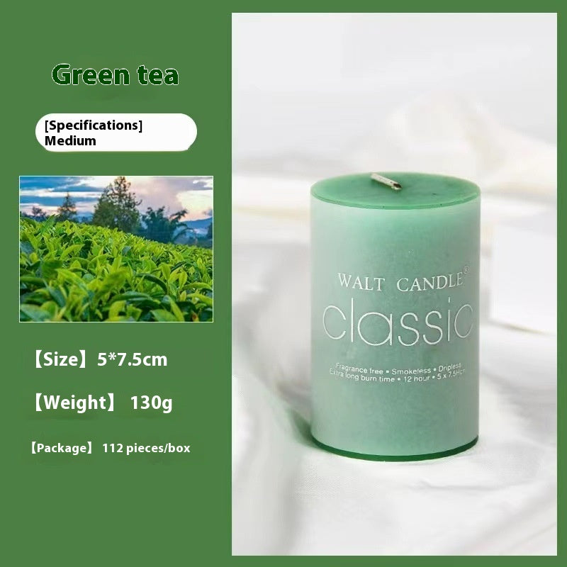 Relaxing Aromatherapy Candle – Cylindrical Color Candle for Home, Gifts & Stress Relief