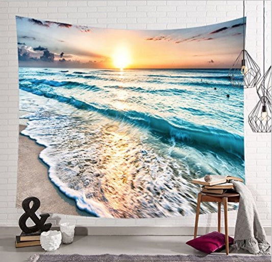 Aesthetic Boho Wall Mounted Tapestry – Home Decor Hanging for Modern Minimalist Interiors