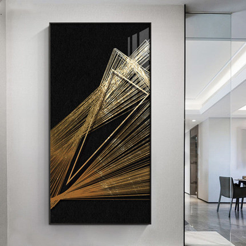 Premium Abstract Geometric Painting – Modern Wall Art Canvas Decor