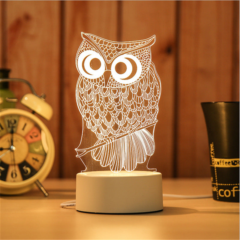 Creative Bedroom Night Light LED – Bedside Lamp for Relaxing Sleep & Home Decor
