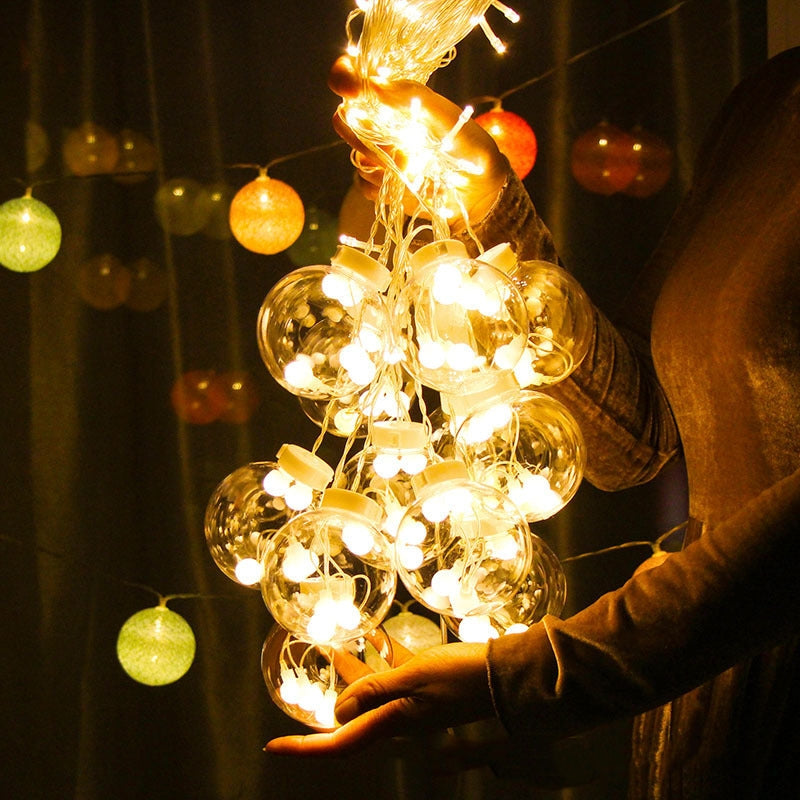 Star & Moon Curtain Lights LED – Fairy String Lights | Bedroom & Party Decor Lighting
