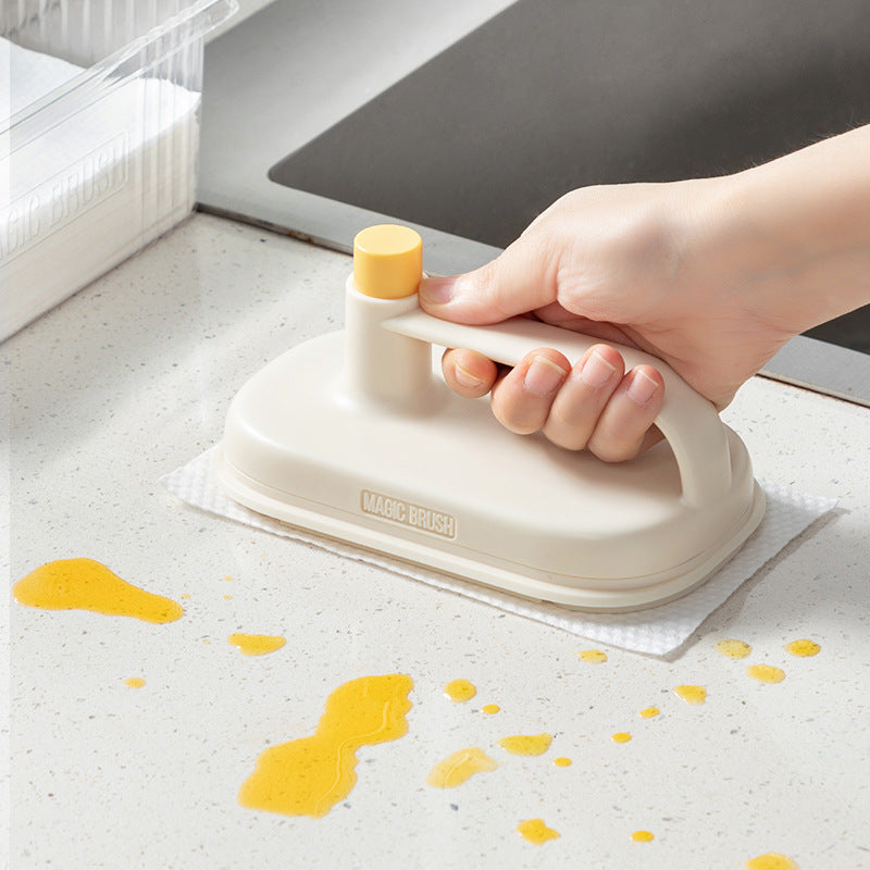 Multi-Surface Scrub Brush – Cleaning Tool for Tile, Glass, Sink & Grout