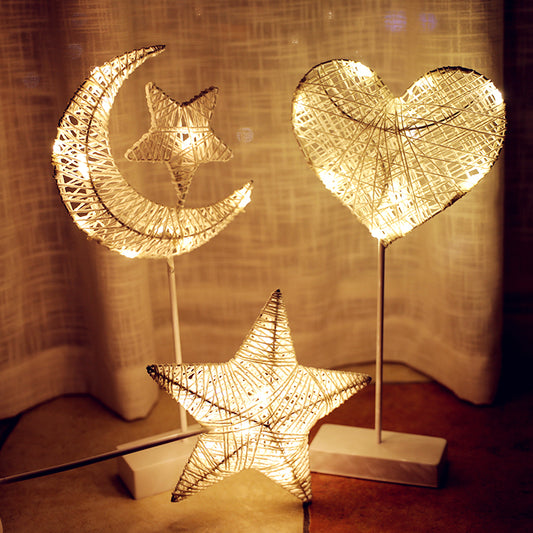LED Romantic Star Lights – Rattan Ball Fairy String Lights for Cozy Room Decor