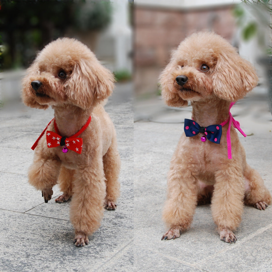 Fashion Pet Bow Tie – Cute Dog & Cat Collar Accessory for Everyday Style