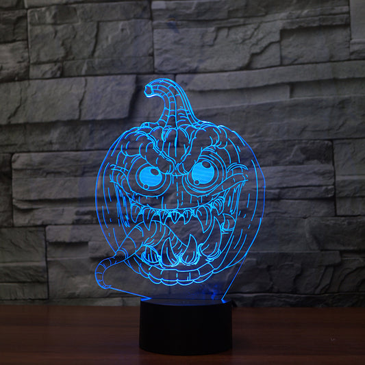 Halloween 3D Pumpkin LED Lights – Colorful String Lights for Party, Room & Garden Decor